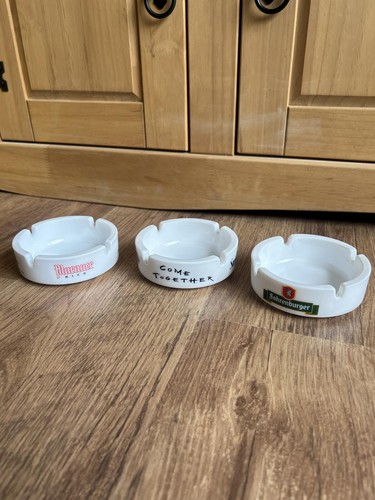 Vintage pub ashtrays - vintage,
