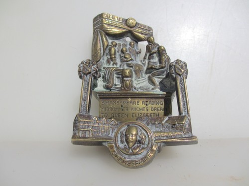 Vintage brass door knocker - vintage,