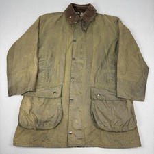 Vintage Barbour Jacket Mens C40 102cm Green A200 Border Wax Coat Country 80s