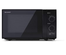 SHARP YC-GS01U-B Compact 20 Litre 700W Manual control Microwave 6 power level