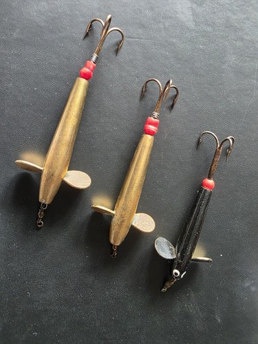 Vintage brass devon minnows - 3,