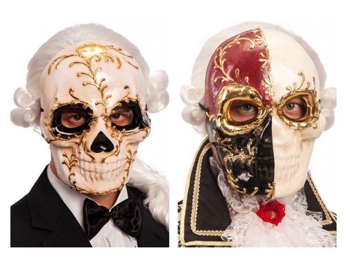 Skull masquerade mask sugar - masquerade,