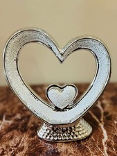 23cm Large Silver Sparkle