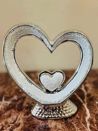 23cm large silver sparkle - large,