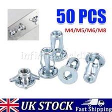 50x jack nuts - 50x, threaded