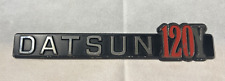 DATSUN 120Y - VINTAGE / CLASSIC CAR BOOT / REAR BADGE