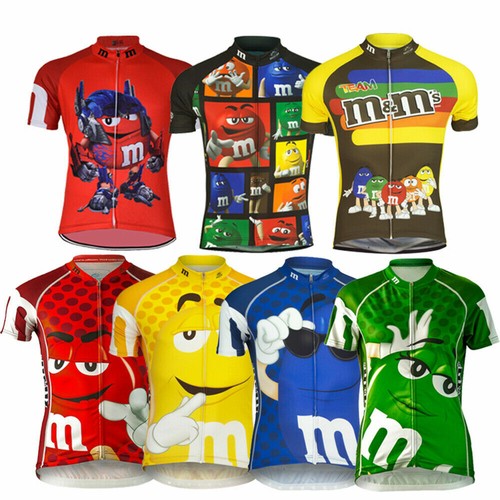 Retro men team - m&ms, cycling