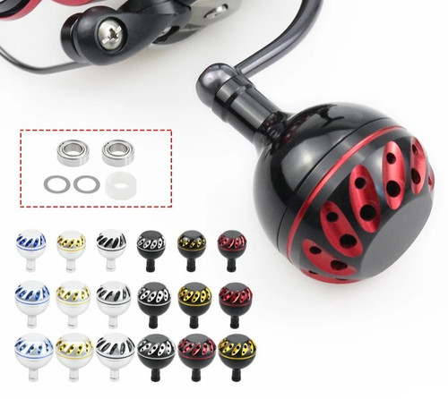 Fishing reel power knob - reel, handle