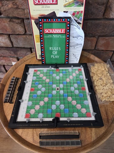 Travel scrabble deluxe board - travel,