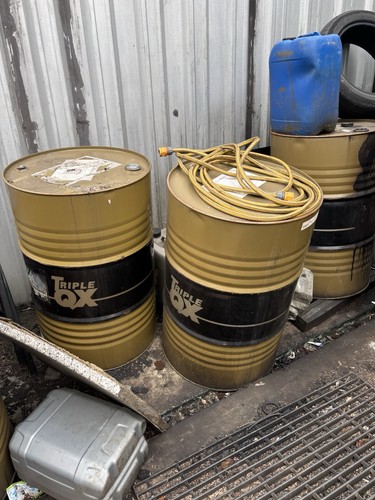 Used empty oil barrel - used,