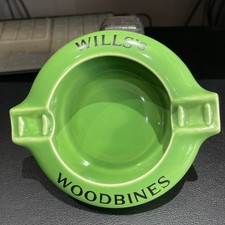 VERY RARE WILL'S WOODBINE'S ASHTRAY DATING BACK TO 1920'S/ 30'S VGC