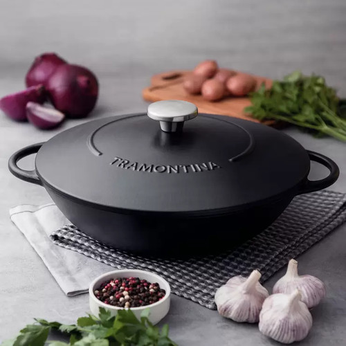 Tramontina enameled cast iron - tramontina,