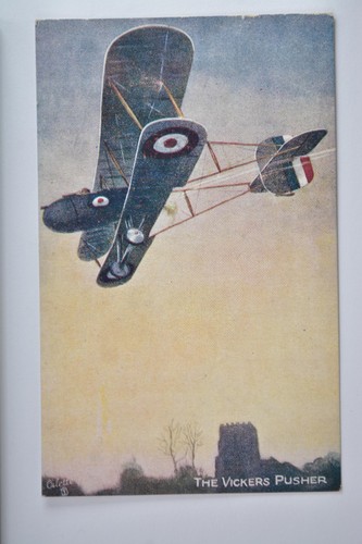 Vickers pusher fb12 - vickers, biplane