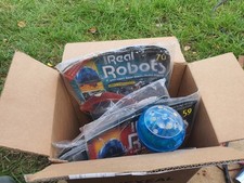 REAL ROBOT CYBOT  UNOPENED MAGAZINES  FOR  CYBALL  10 ISSUES PLUS A MADE UP BALL