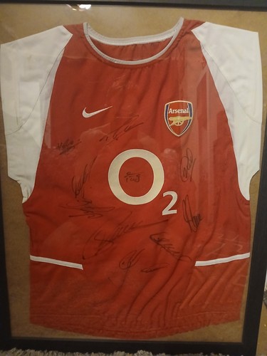 Signed arsenal shirt 03 - signed, 02-03