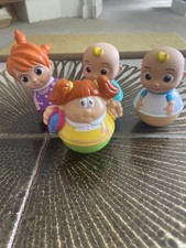 Playskool & Hasbro weebles Wobbles inc girl 04 and coco melon 22.