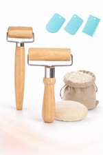Wooden Rolling Pin Set Dough