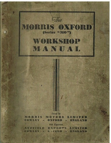 Morris oxford series saloon - series,