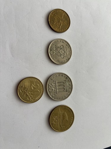 Set coins from greece - of,