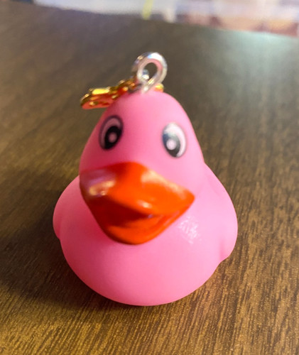 Pink tiny baby rubber duck - tiny,