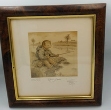 Sue Willis "Sporting Bears" Fishing Limited Edition Framed (H13)