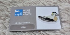 RSPB Bird Pin Badge - Eider