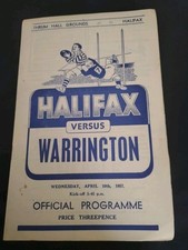 HALIFAX V WARRINGTON 10TH