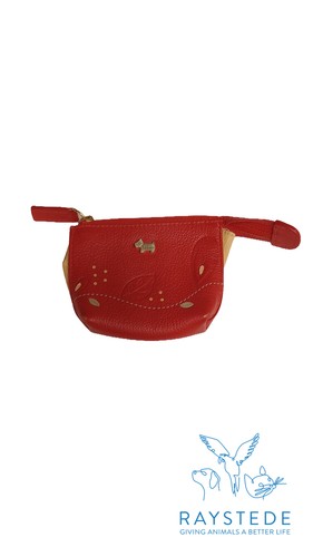 Radley coin purse red leather - radley,
