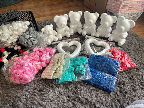 Polystyrene shapes lot foam - lot:,
