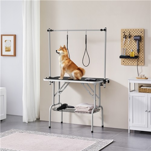 Foldable pet grooming - pet, table