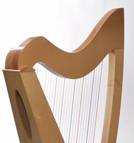 Beginner harp with padded - with,