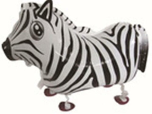 Zebra walking balloon - zebra,