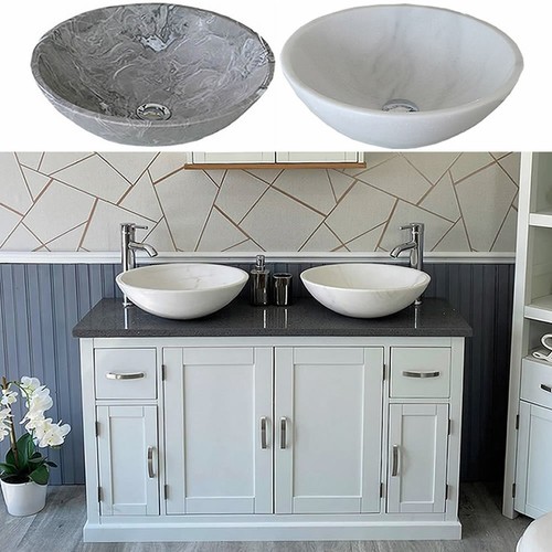Bathroom vanity unit double - bathroom,