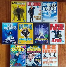 LEE EVANS STAND UP  10 x movie set dvd MEGA collection job lot BUNDLE
