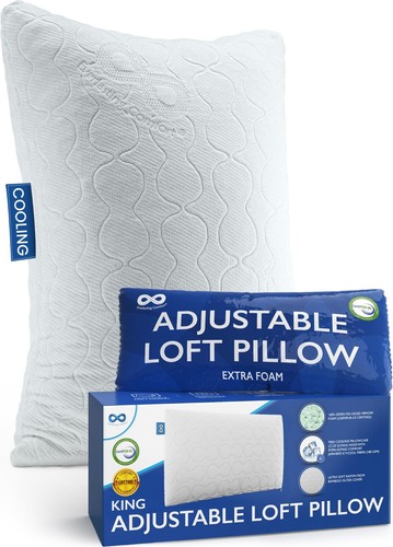 Adjustable memory foam pillow - adjustable,