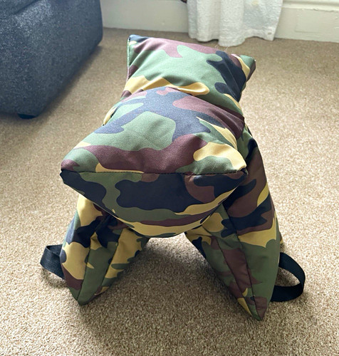 Camouflage camera bean bag - camouflage,