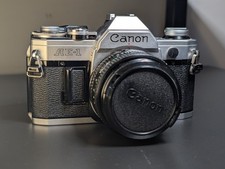 Canon film camera with - with, fd