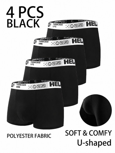 4pcs men bamboo boxer - 4pcs, shorts