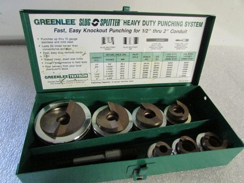 Greenlee 7307 slug splitter - slug,