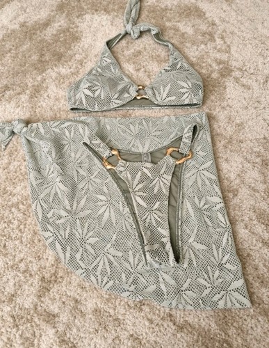 Size sage green crochet - s,