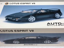 AUTOart 1/18 Lotus Esprit V8 Black Diecast Model Car Unopened