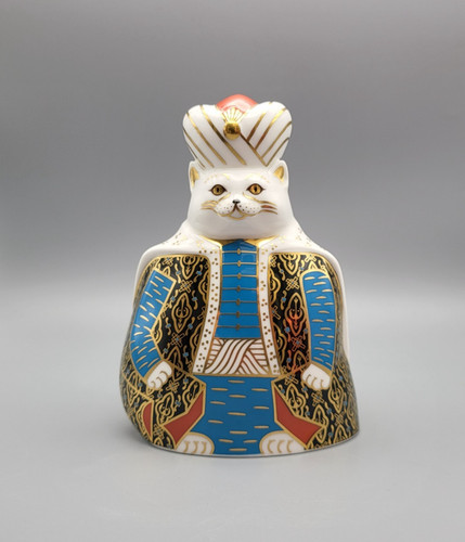 Royal crown derby - crown, cats