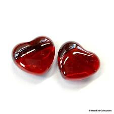 Pair of 25mm (1") Red Glass