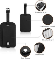 Luggage Bag Tag PU Leather