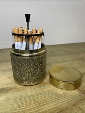 Vintage Erhard Pushdown Popup Cigarette Dispenser Cherubs & Floral Design