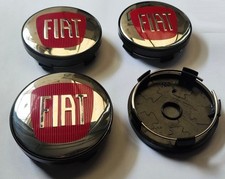 4x Fiat Alloy Wheel Hub Centre
