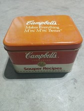 Vintage Campbell's Soupier Recipes Tin