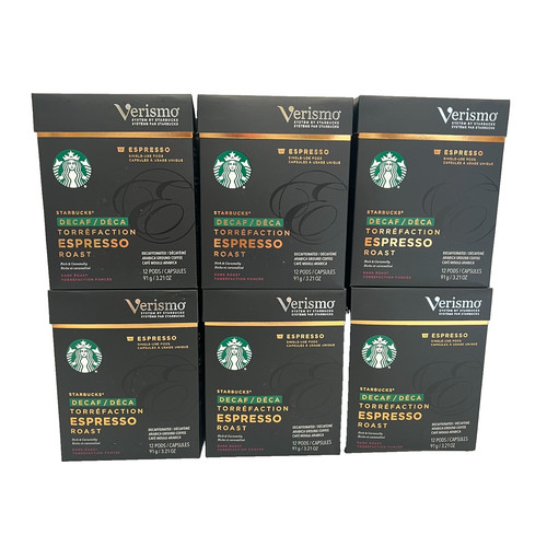 Starbucks verismo decaf - starbucks,