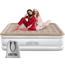 Airefina King Air Bed, Inflatable Mattress with Built in Pump, Blow up Guest Bed