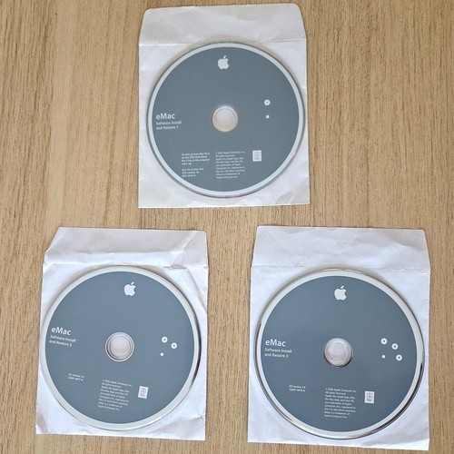 Apple emac software - g4, install